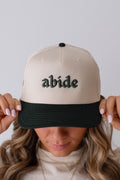 Abide Hat - Off-White/Green