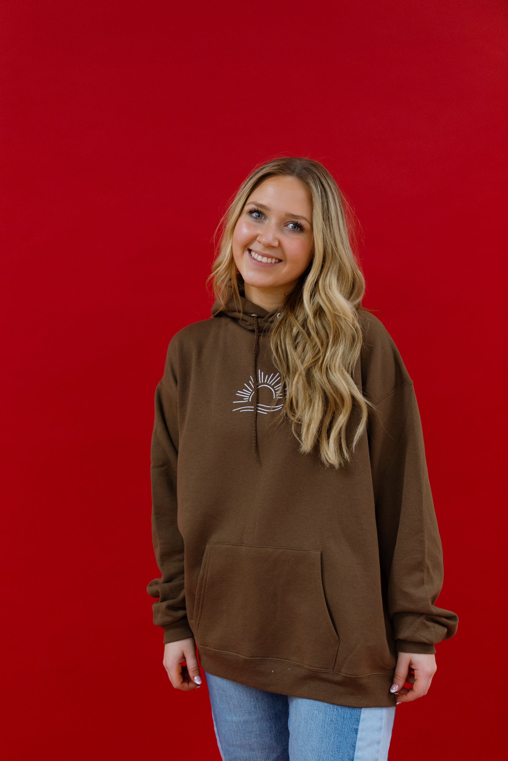 See You Later Brown Hoodie